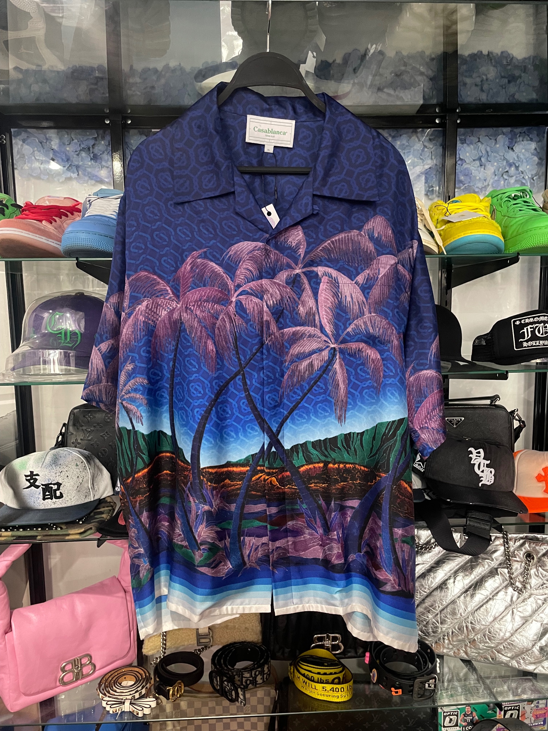 casablanca nuit a maui silk shirt size XL (used)