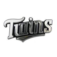 Minnesota Twins Silver Auto Emblem