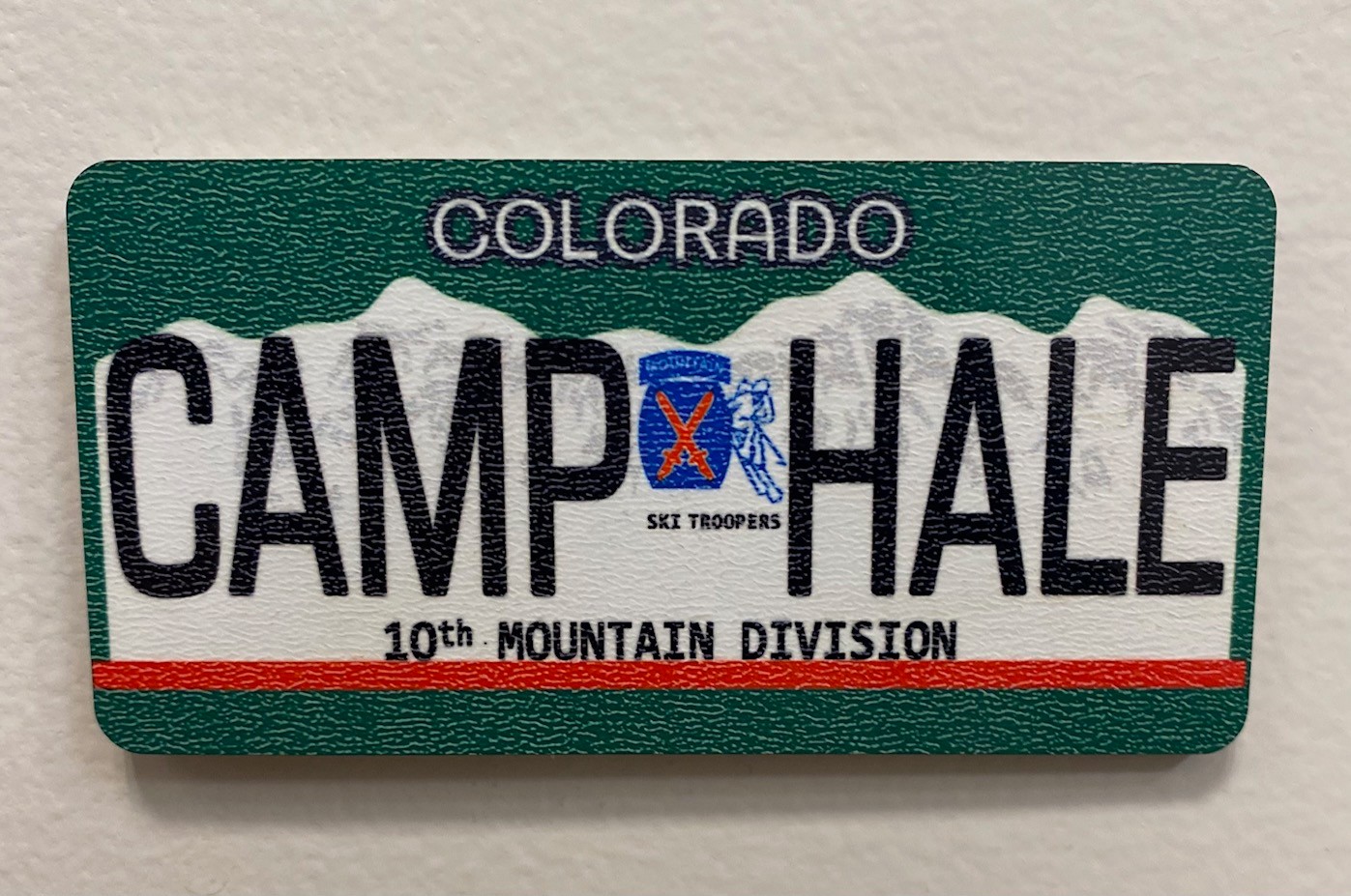 Wood Camp Hale License Plate Magnet