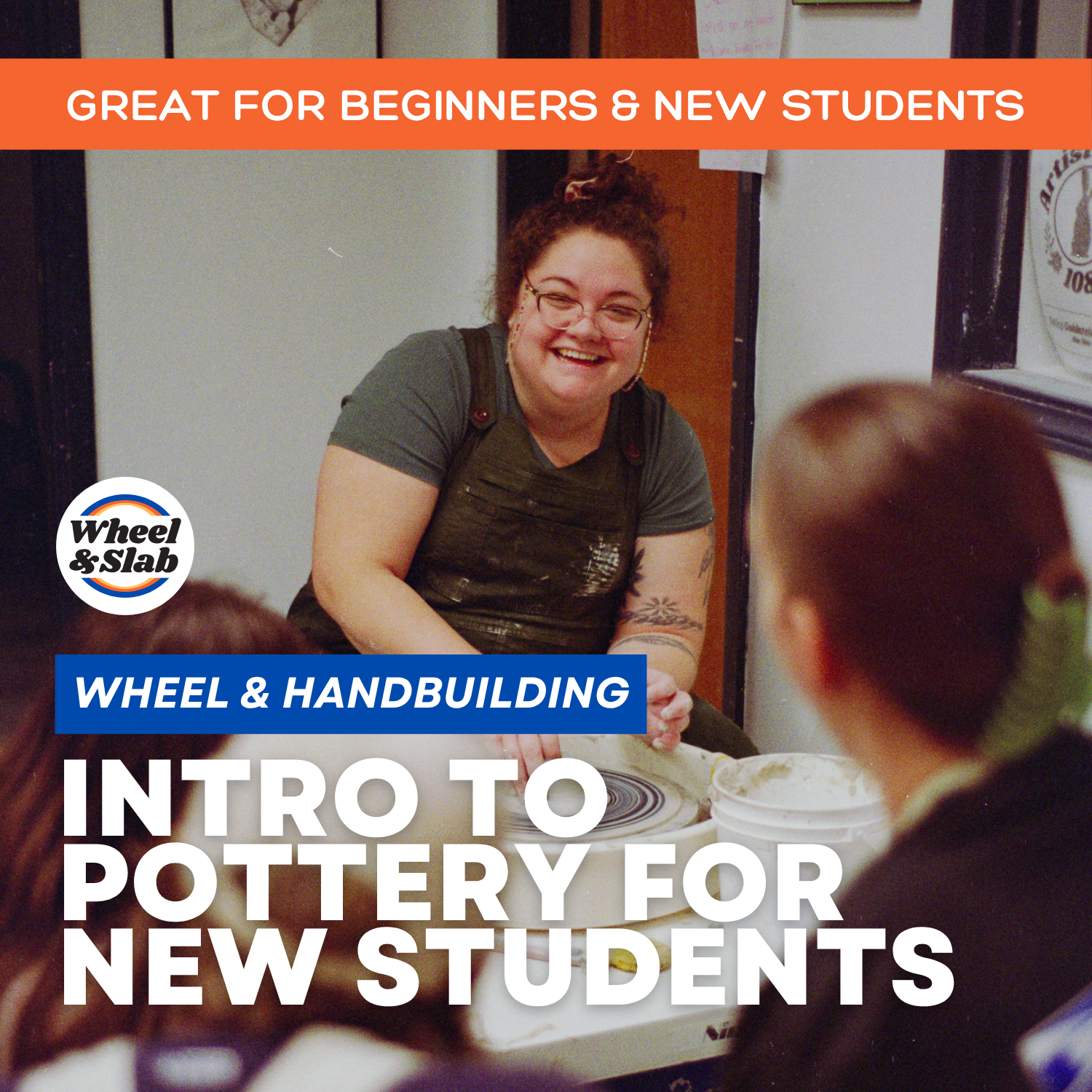 Intro to Pottery for New Students - Wheel and Handbuilding