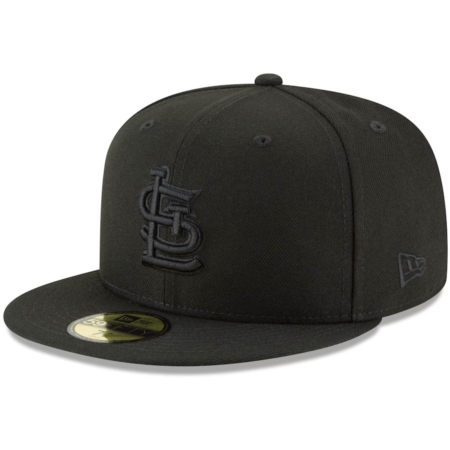 St. Louis Cardinals New Era 59FIFTY Blackout Hat