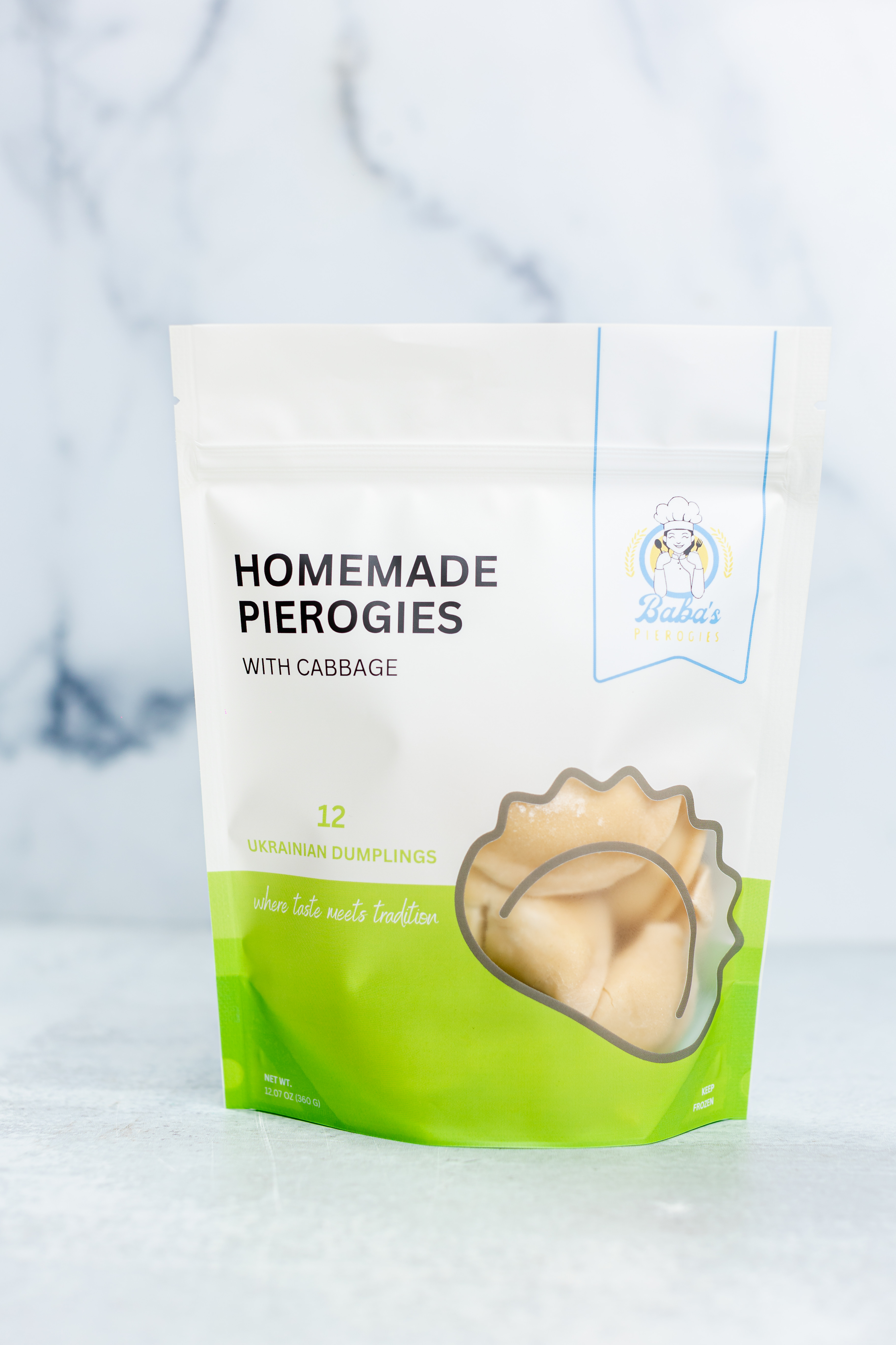 ❄️ Cabbage Pierogi  (Frozen)