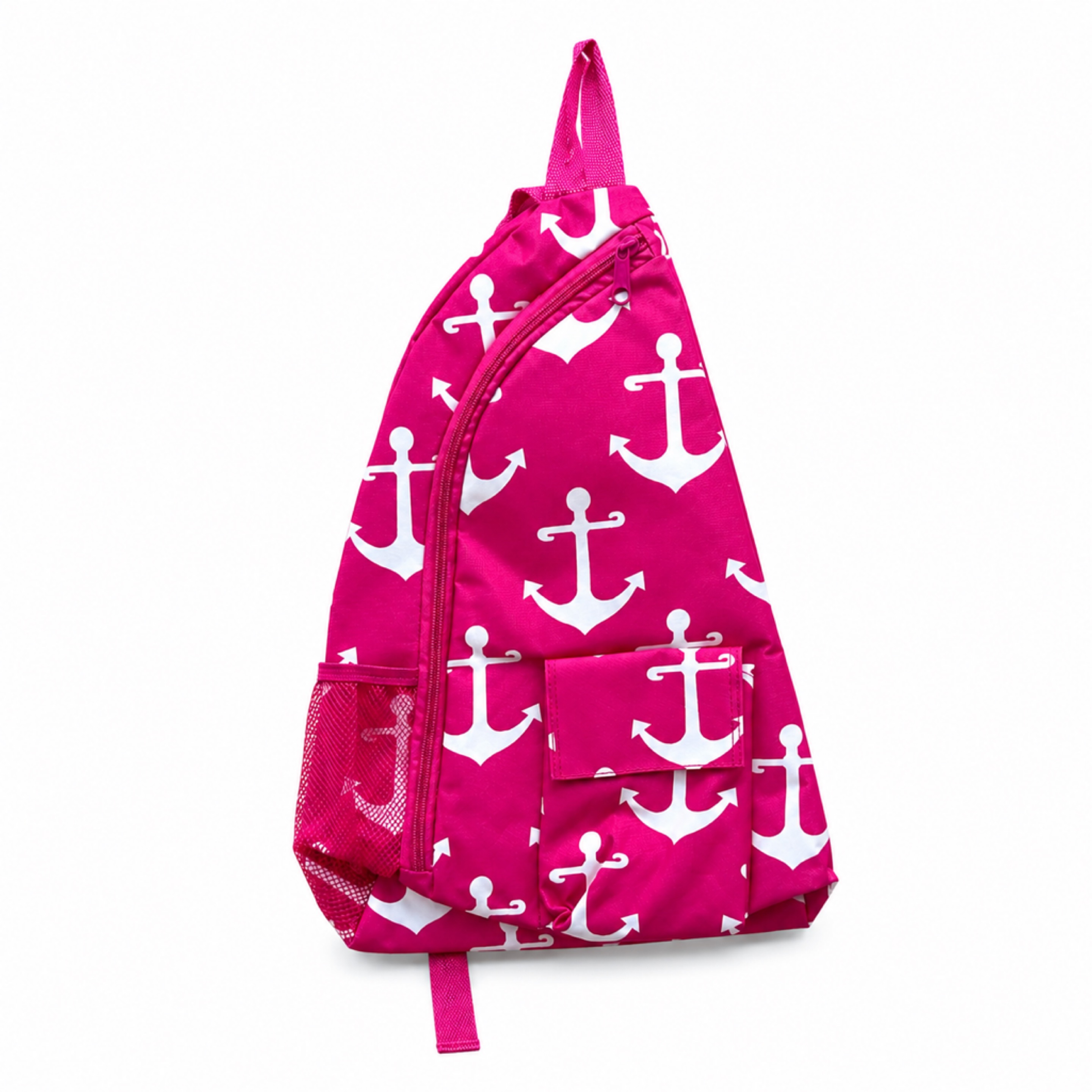 Pink Anchor Sling Bag