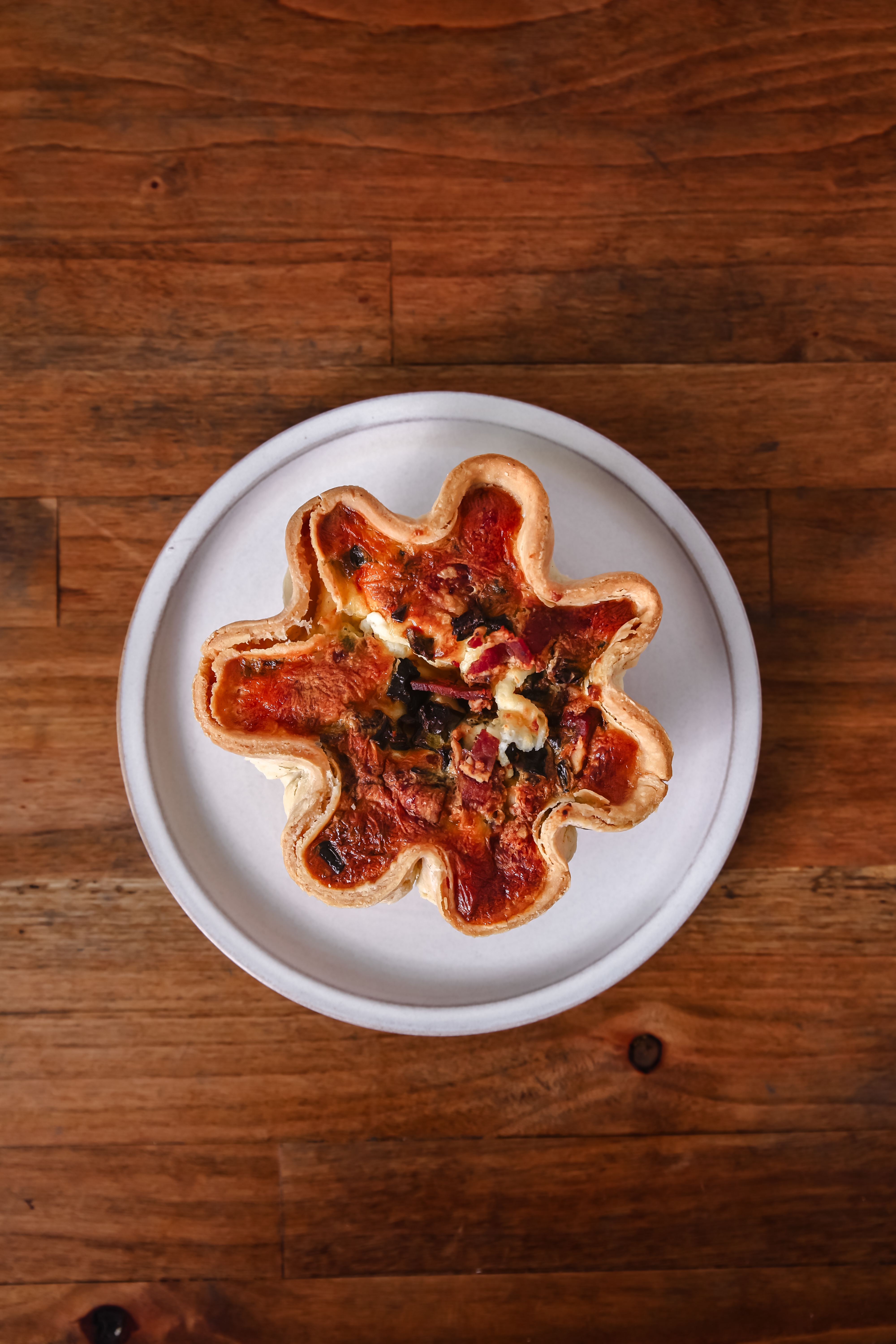 Bacon & JalapeƱo Quiche