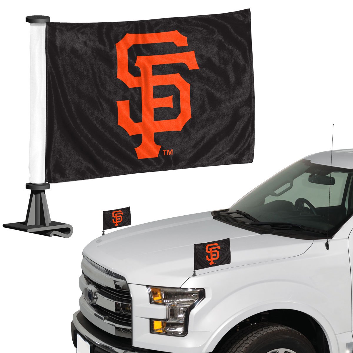 San Francisco Giants Ambassador Car Flags Set