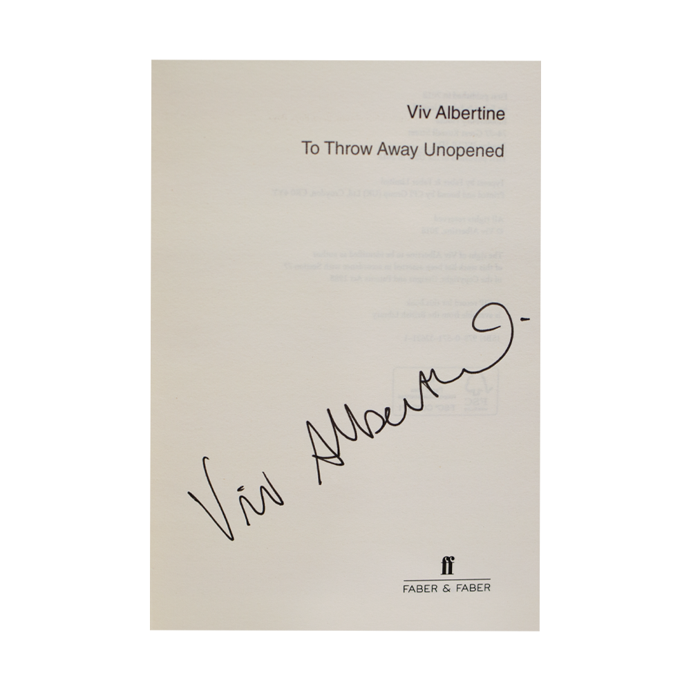Albertine, Viv -- To Throw Away Unopened [Book]