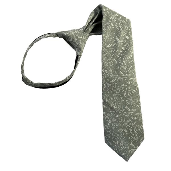 14 X 2.75 Inch Zip Sage Cream Floral Vine Cott