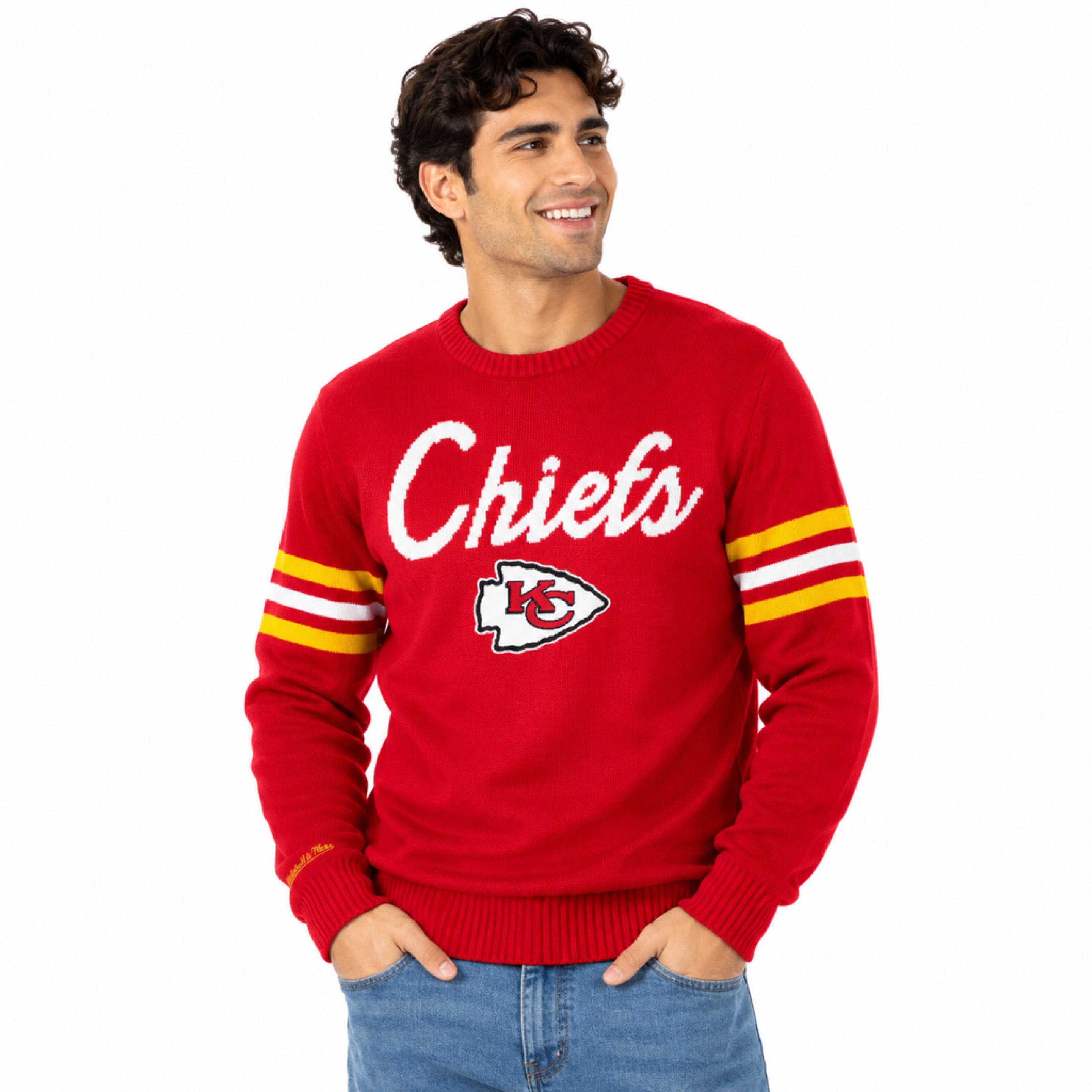 Kansas City Chiefs Head Coach Mitchell and Ness Sweater