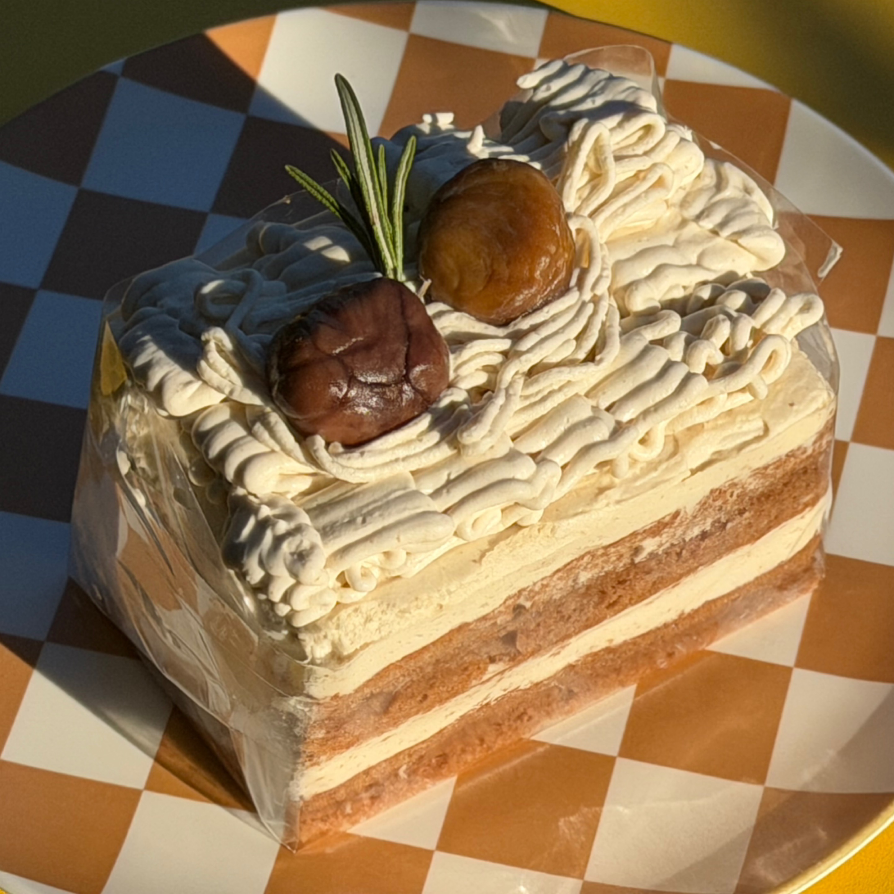 [Whole size] Earl Grey Chestnut Chiffon Cake — HoneyMe Bakery, Bellevue