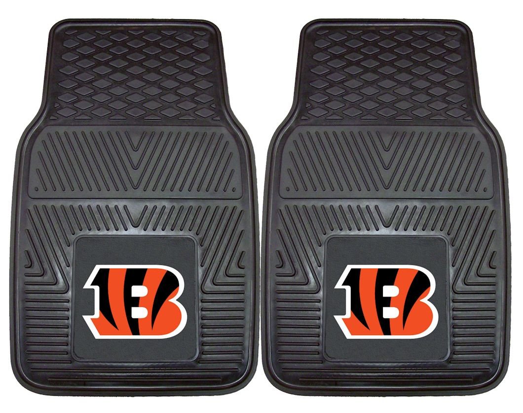 Cincinnati Bengals Heavy Duty 2 Piece Vinyl Car Mats
