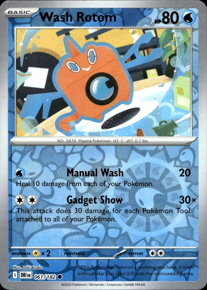 Wash Rotom - SV10 61/182