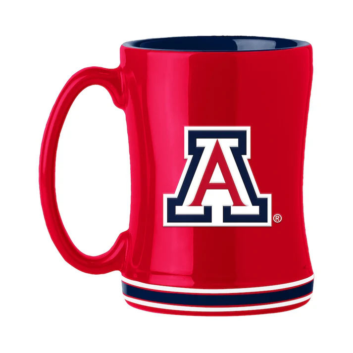 Arizona Wildcats Sculpted Coffee Mug 14oz