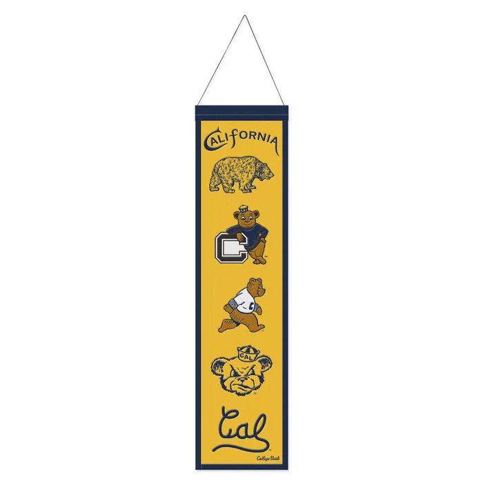 California Golden Wool Heritage Banner 8x32"