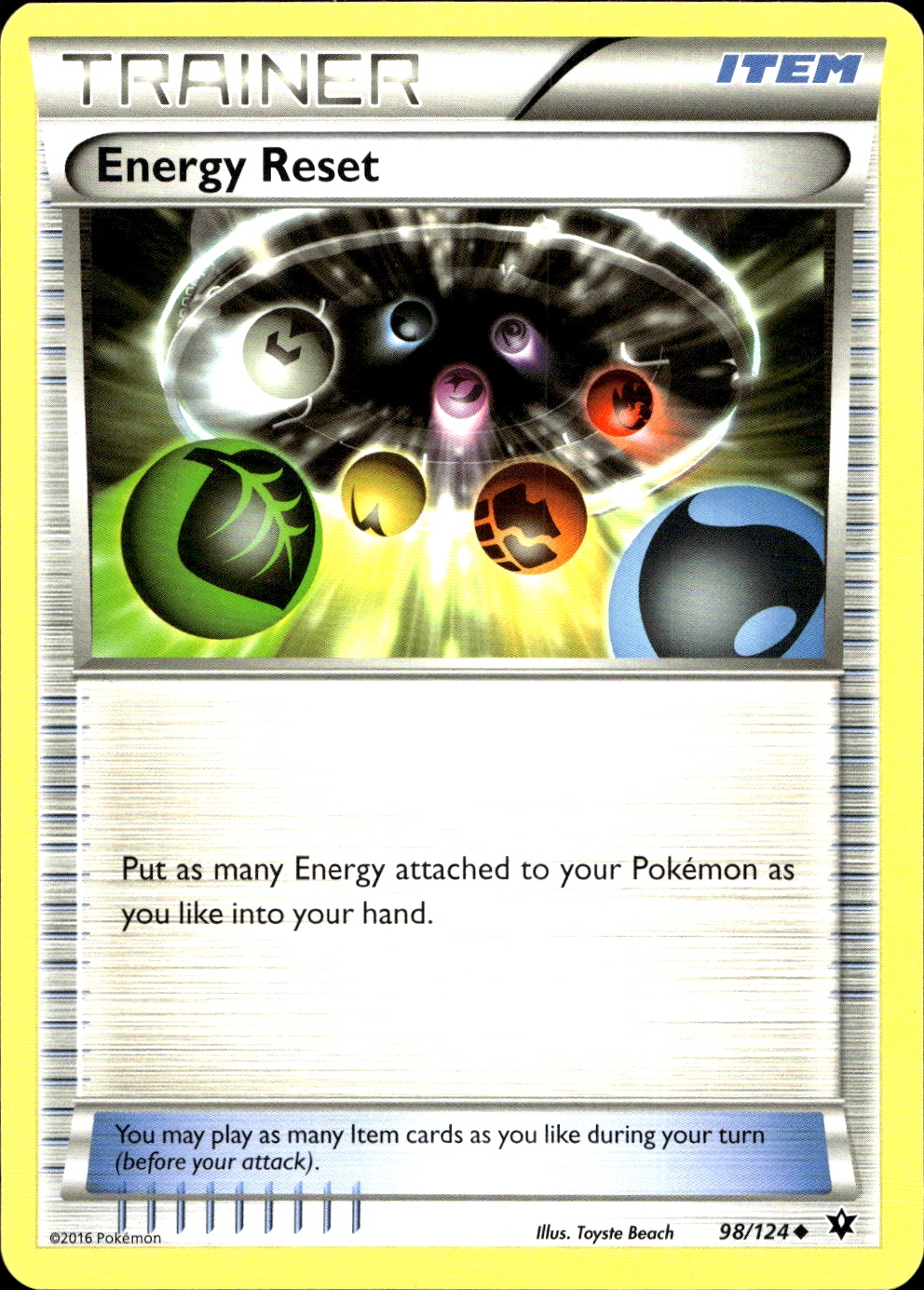 Energy Reset - XY10 98