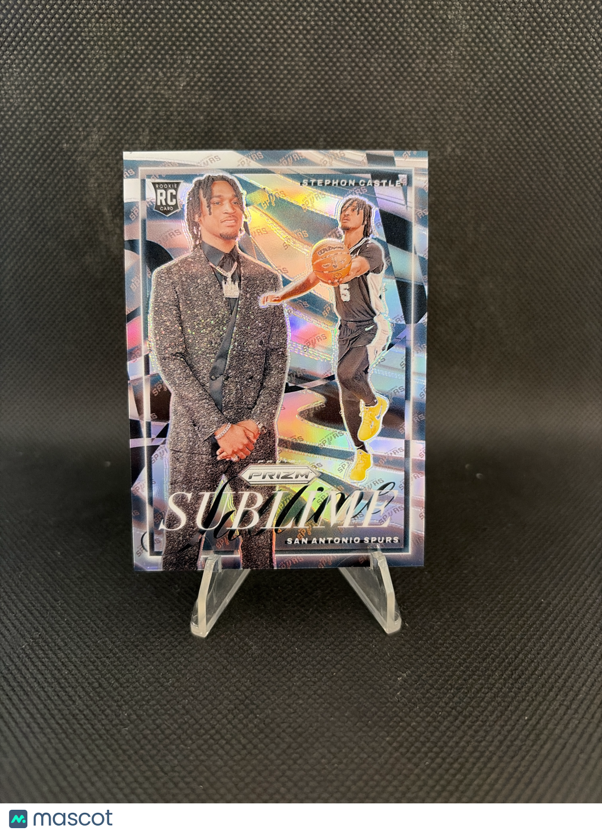 2024-25 Panini Prizm Draft Picks Sublime Stephon Castle RC