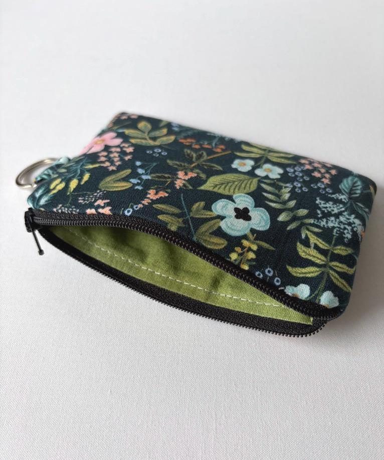 Keychain Pouch – Herb Garden (Dark), photo 4 of 4