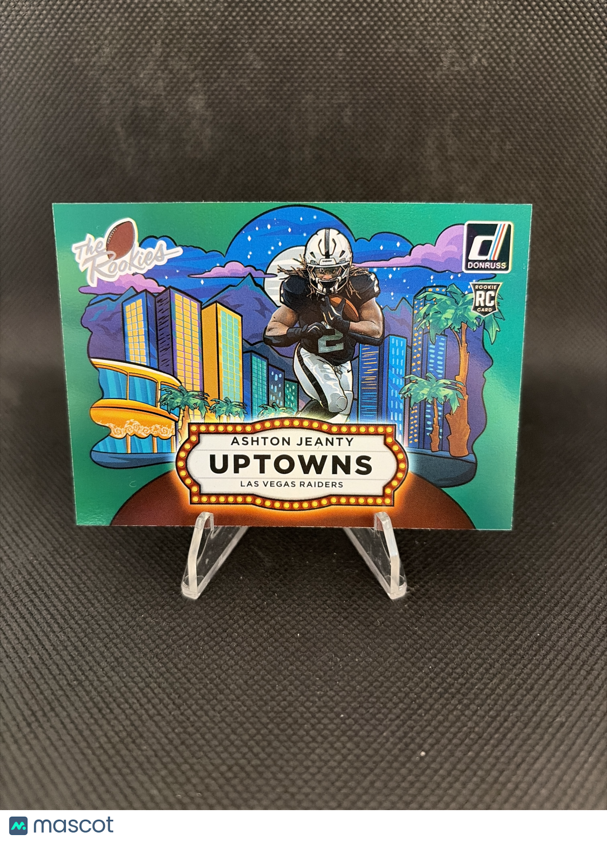 2025 Panini Donruss The Rookies Uptowns Ashton Jeanty Green RC