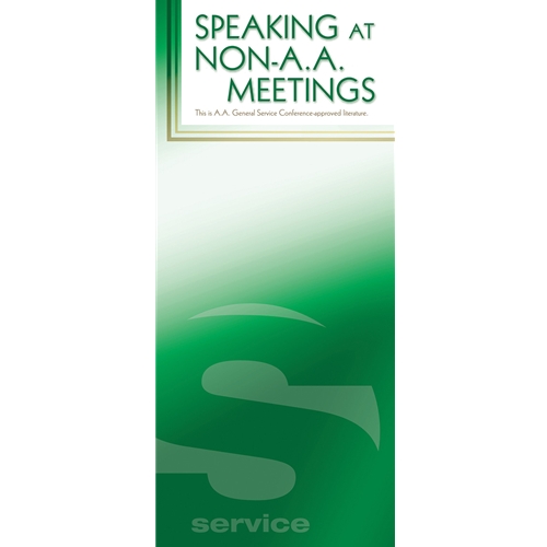 P-40 Speaking at Non A.A. Meetings