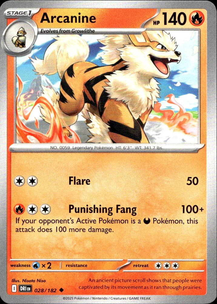 Arcanine - SV10 28/182
