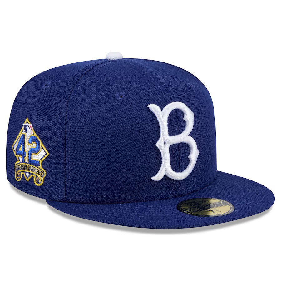 Brooklyn Dodgers Royal 2025 Jackie Robinson Day Official New Era 59FIFTY Fitted Hat