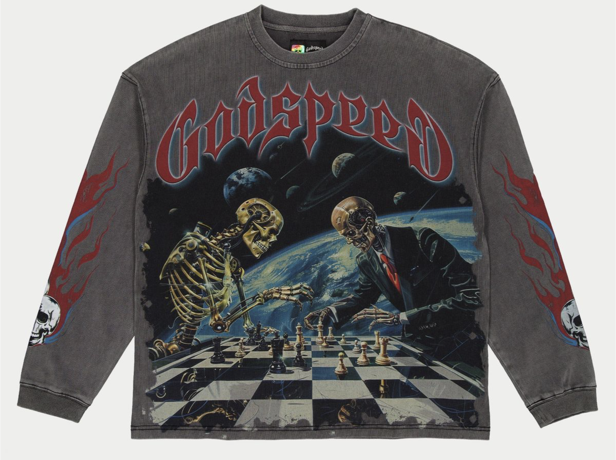 GODSPEED Checkmate LS (Grey Wash)