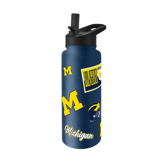 Michigan Wolverines Dreamweave Quencher Stainless Steel Bottle 34oz