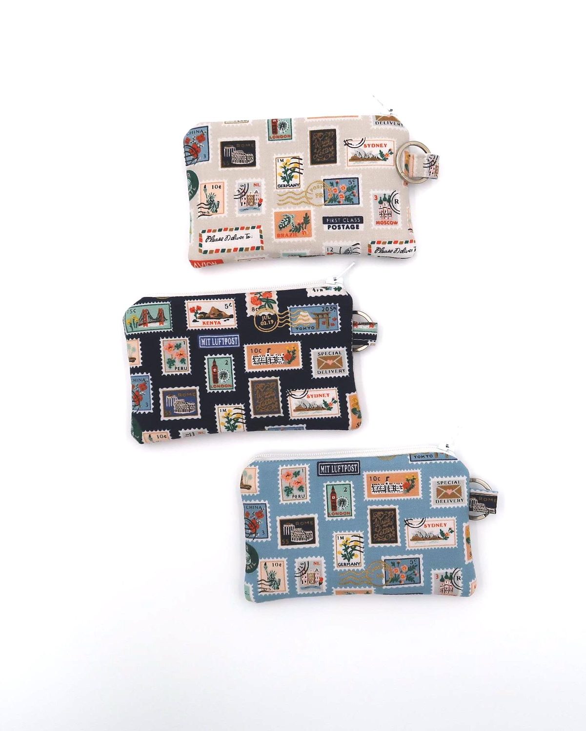 Keychain Pouch – Postage Stamps, photo 8 of 15