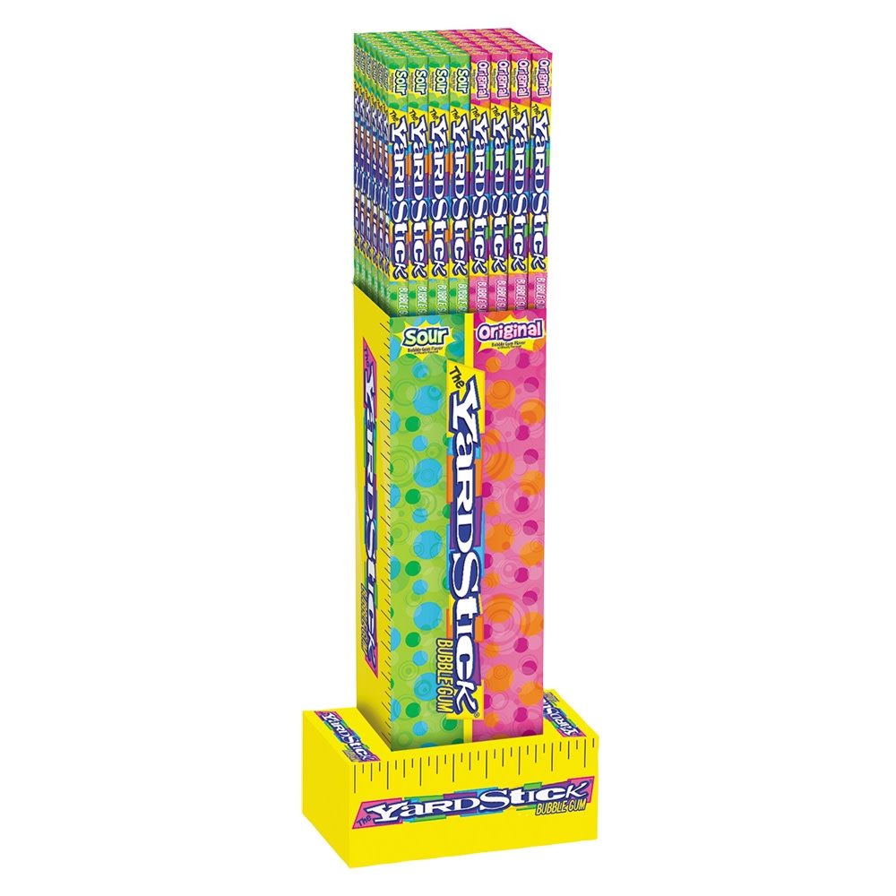 Frankford Yardstick Bubble Gum Orignal & Sour 3oz 48ct