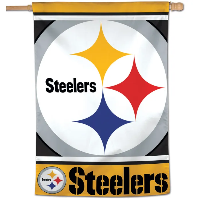 Pittsburgh Steelers Mega Vertical House Flag 28x40"