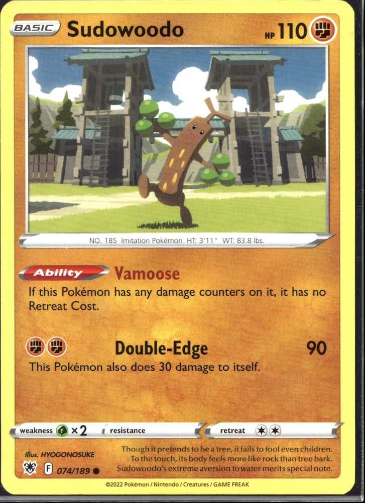 Sudowoodo - SWSH10 74/189