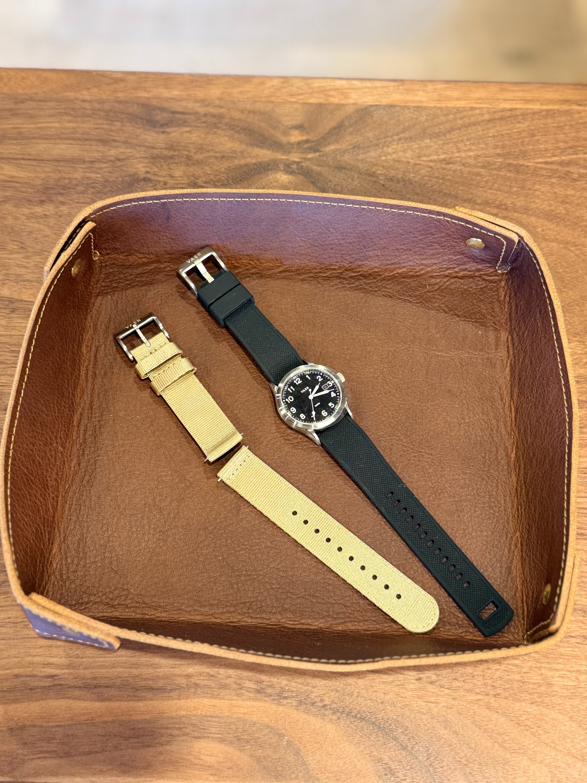 Vaer S3 Calendar Field Black/36 mm