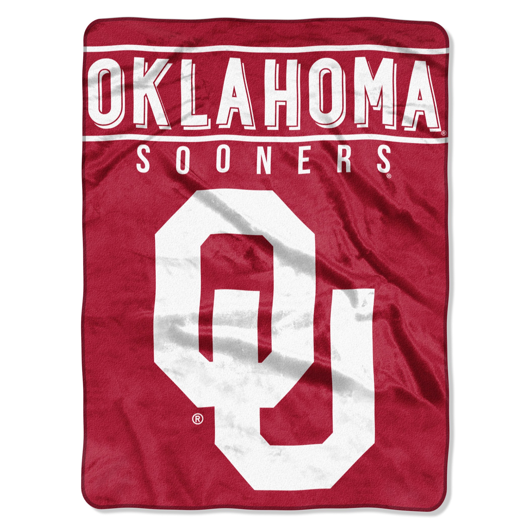 Oklahoma Sooners Raschel Basic Design Blanket 60x80"
