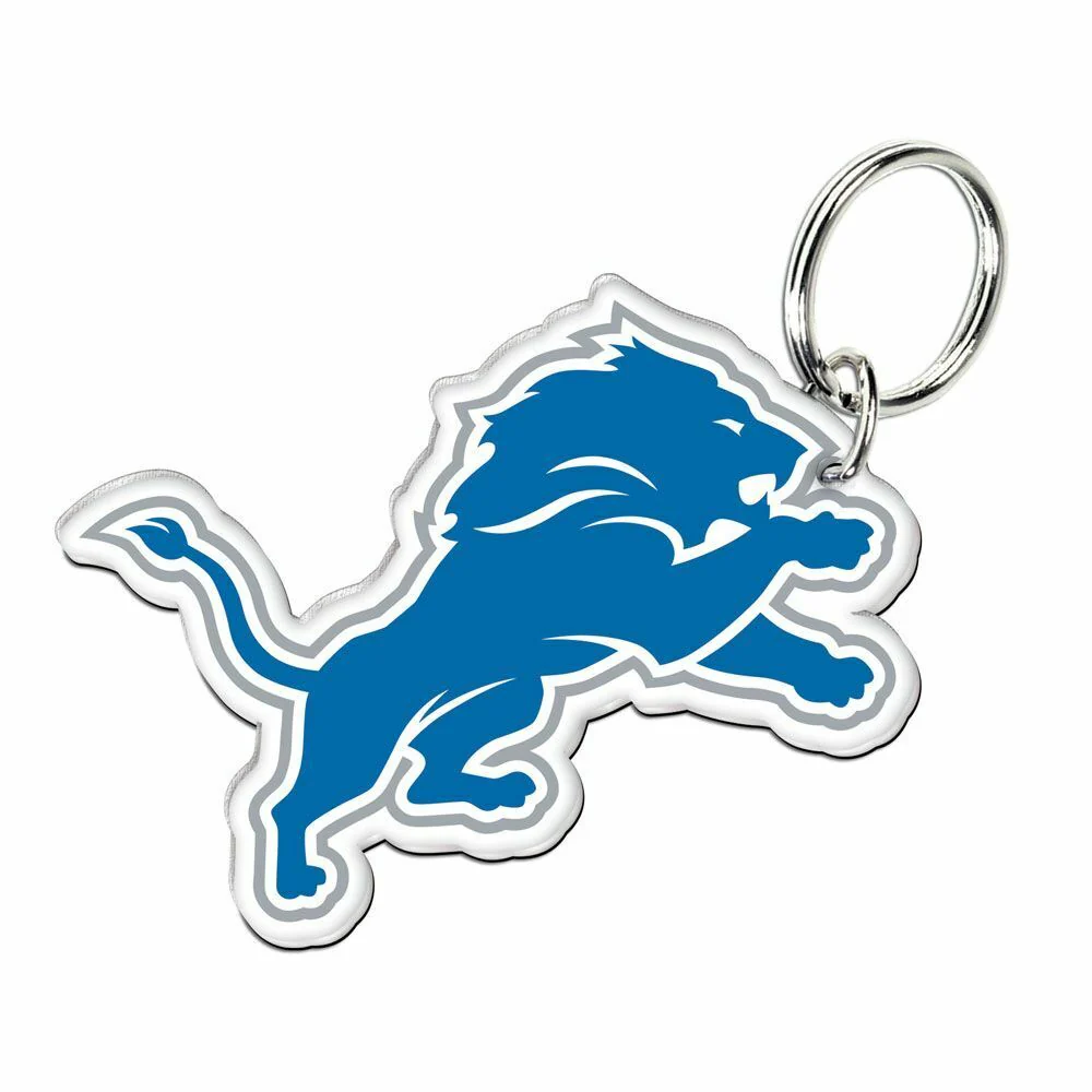 Detroit Lions Mojo Chrome Keychain