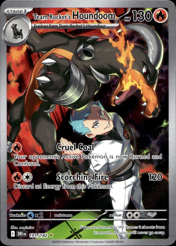 Team Rocket's Houndoom - SV10 191/182