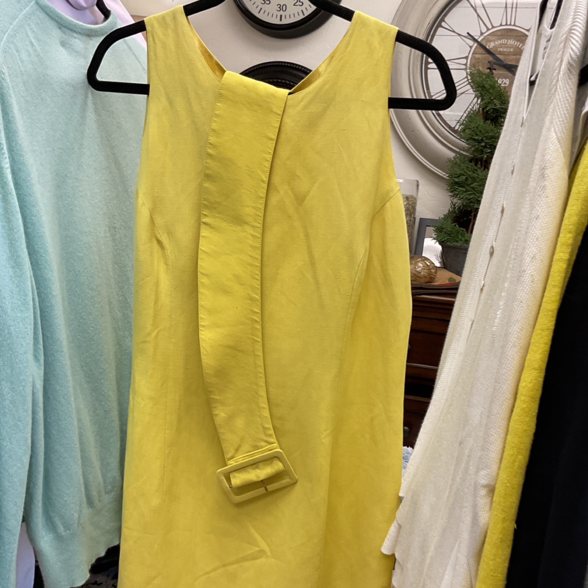 Byblos Yellow Dress w/ Belt