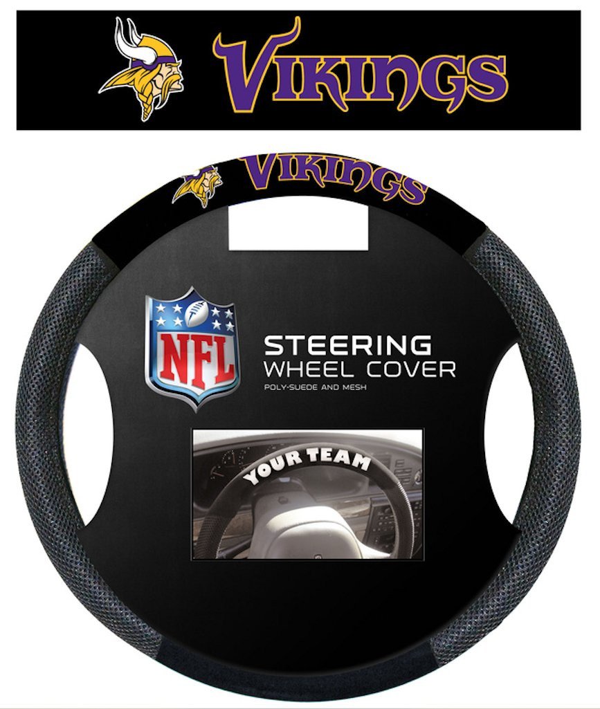 Minnesota Vikings Mesh Steering Wheel Cover