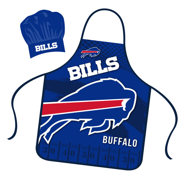 Buffalo Bills Mojo Chef Hat and Apron Set