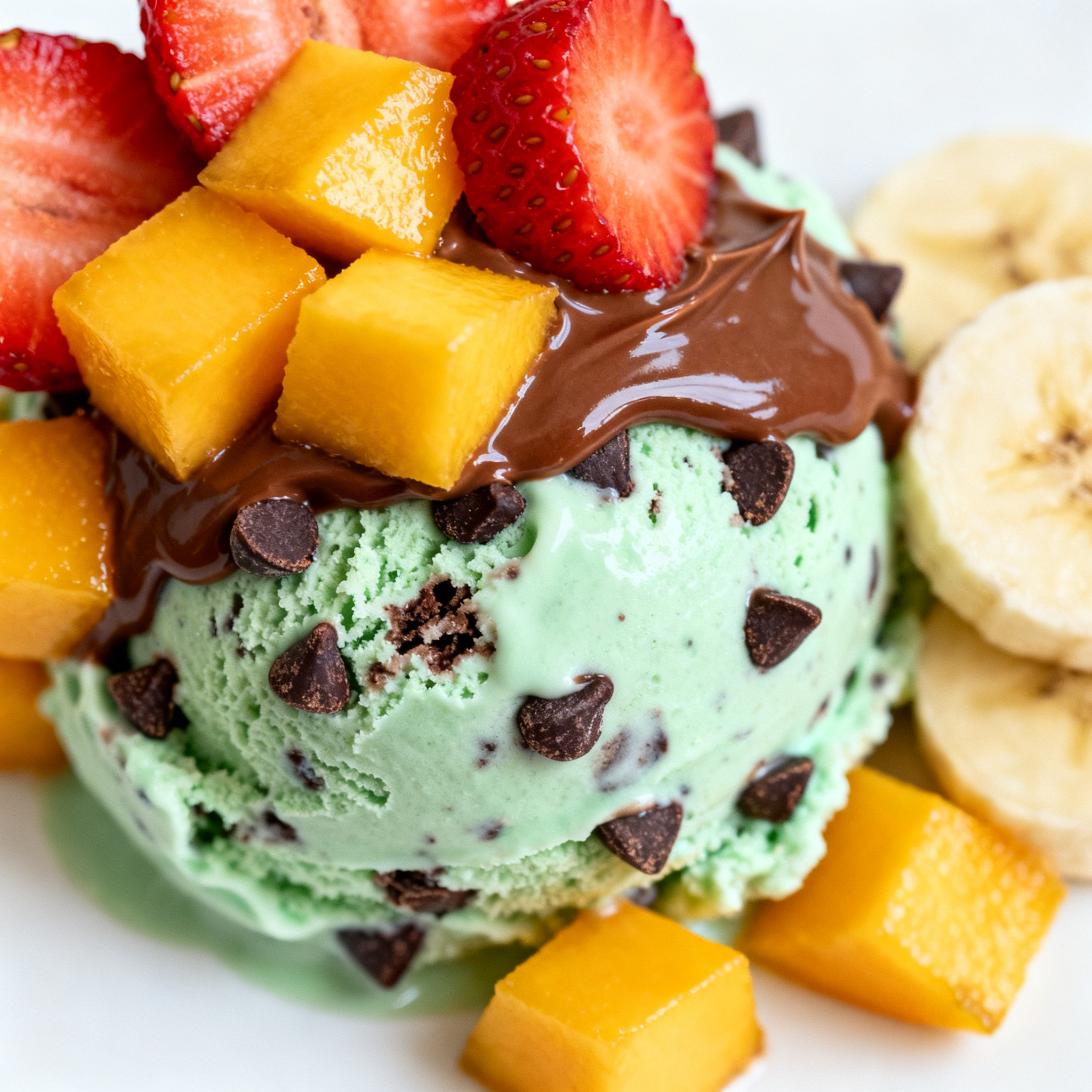 Mint Chocolate Chip Ice Cream