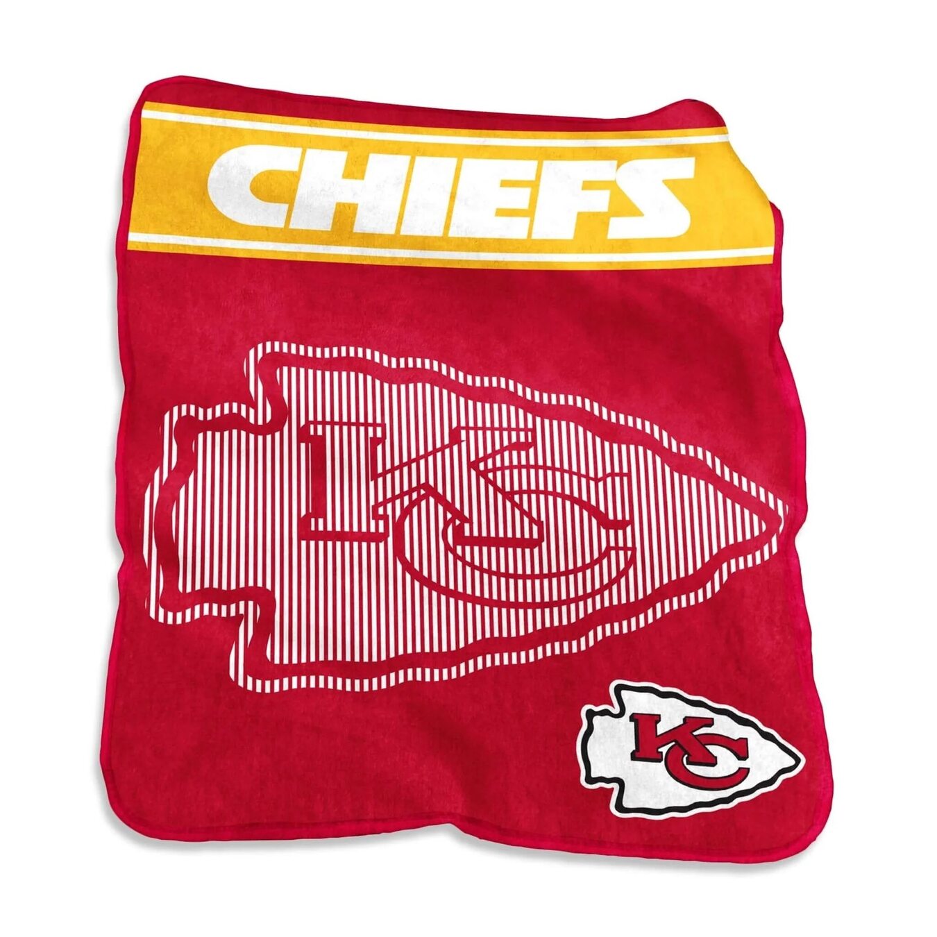 Kansas City Chiefs Field Day Raschel Throw Blanket 60x80"