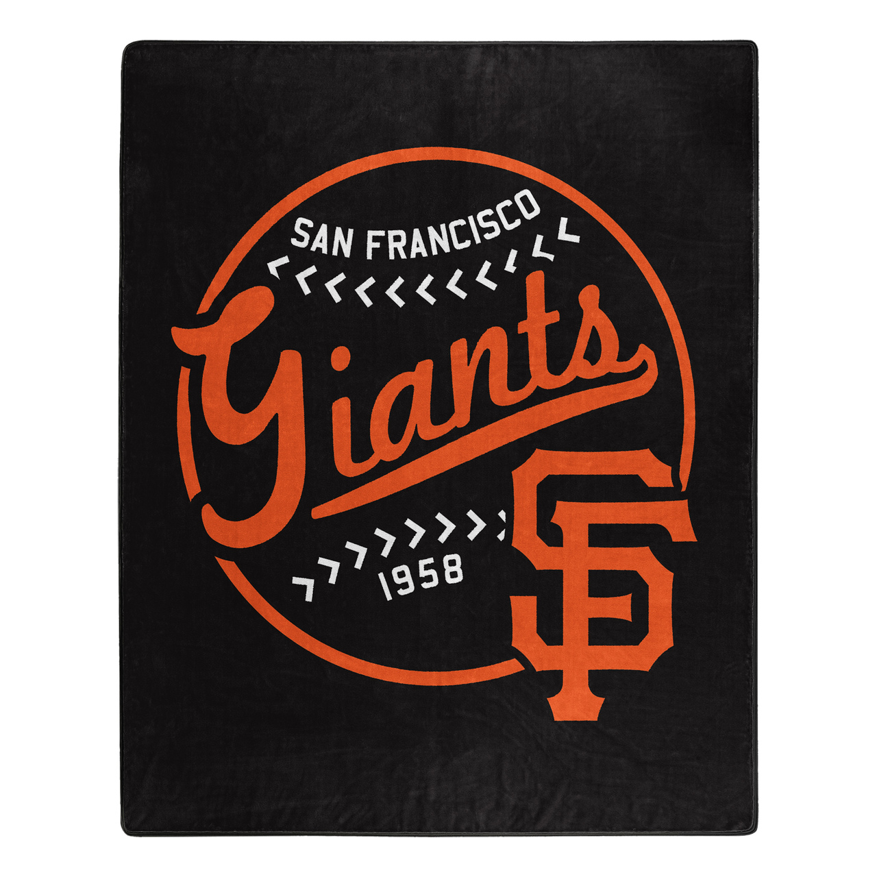 San Francisco Giants Moonshot Design Raschel Blanket