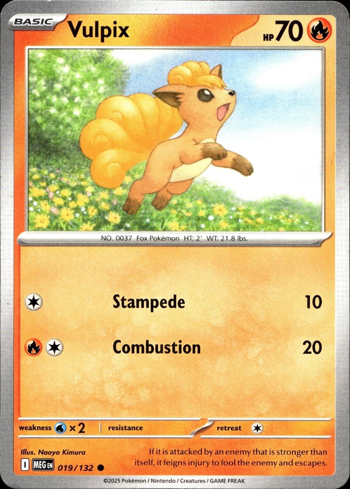 Vulpix - ME01 19/132