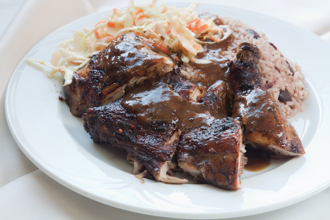 Jerk chicken Dinner