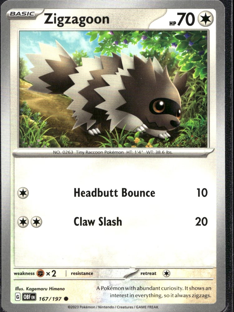 Zigzagoon - SV03 167/197