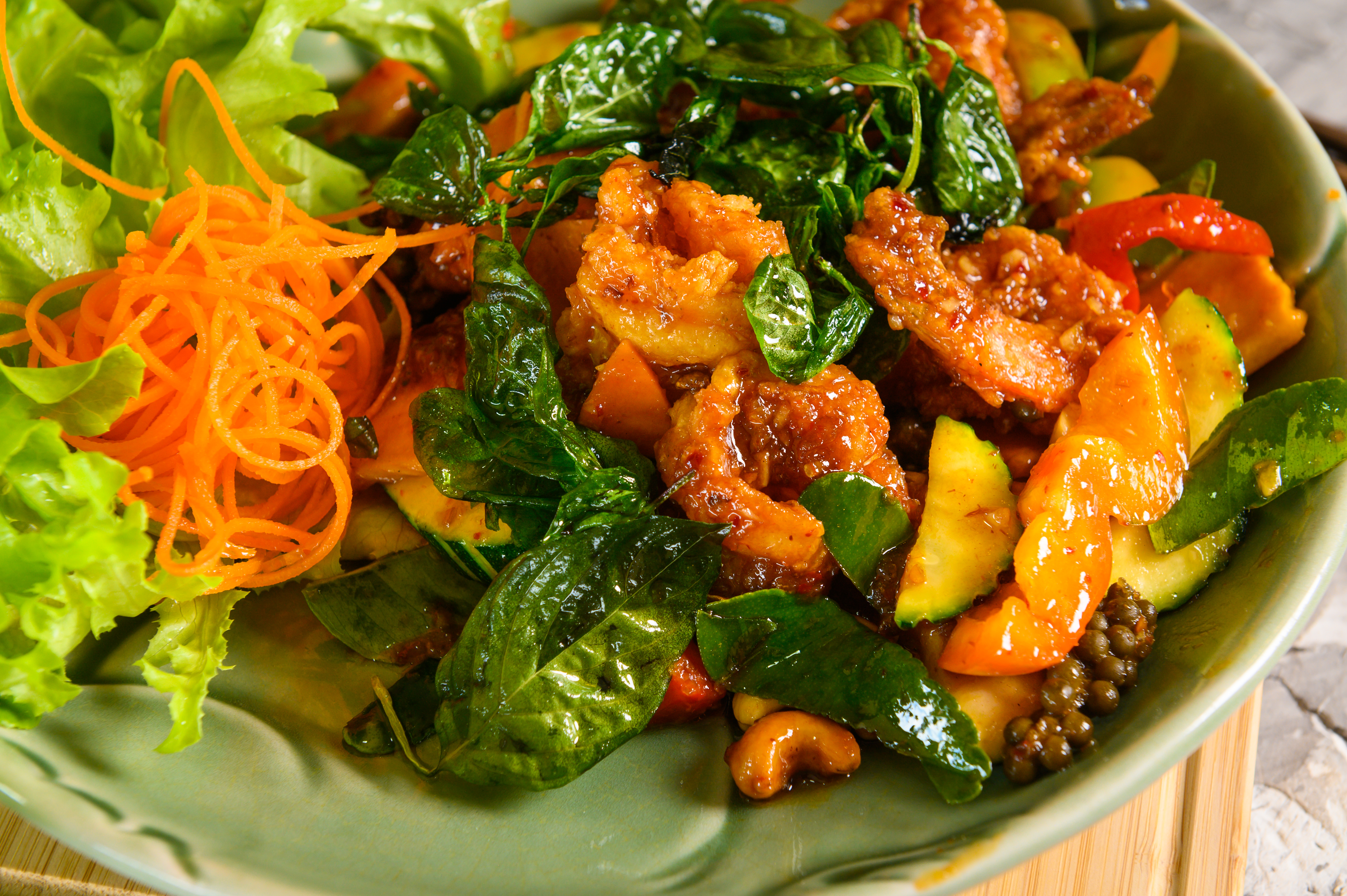 Crispy Prawn Bann Suan