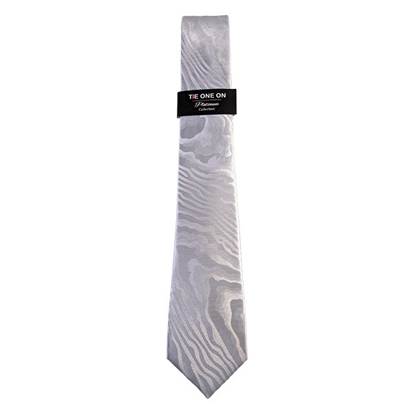 150 X 7 Cm Wood Grain Grey Tie