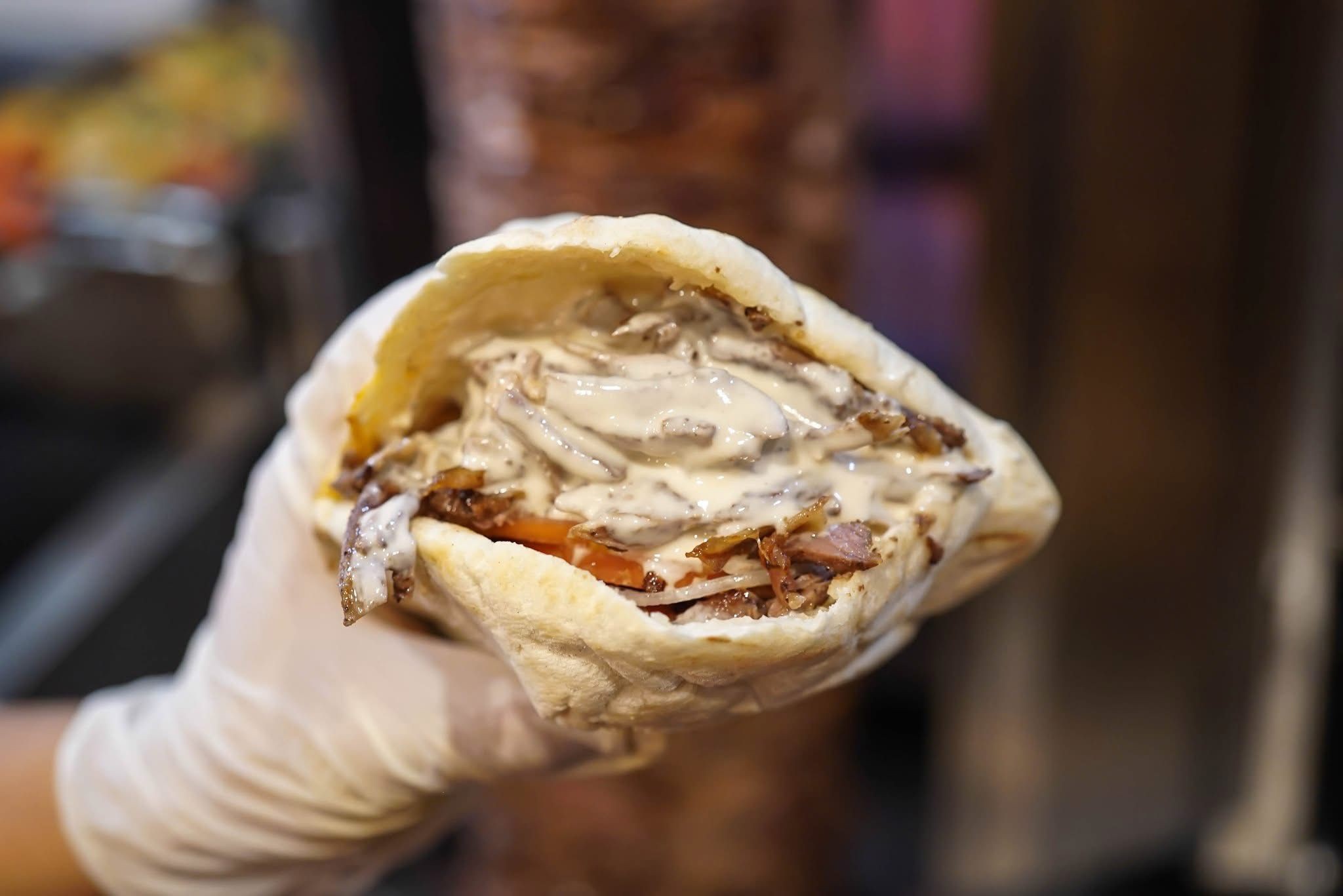 Baba Ghanoush Sandwich
