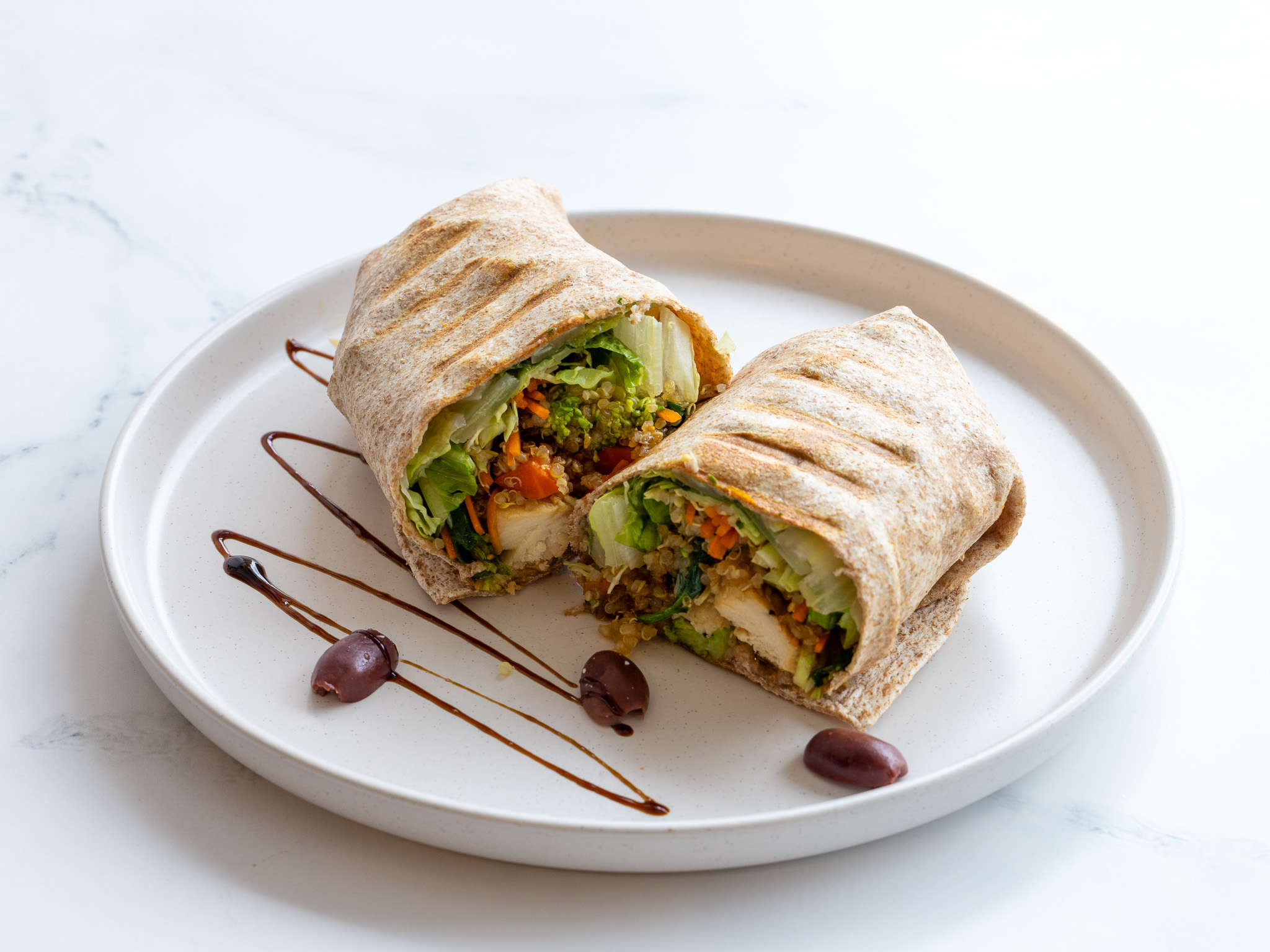 Greek lemon pepper-garlic wrap