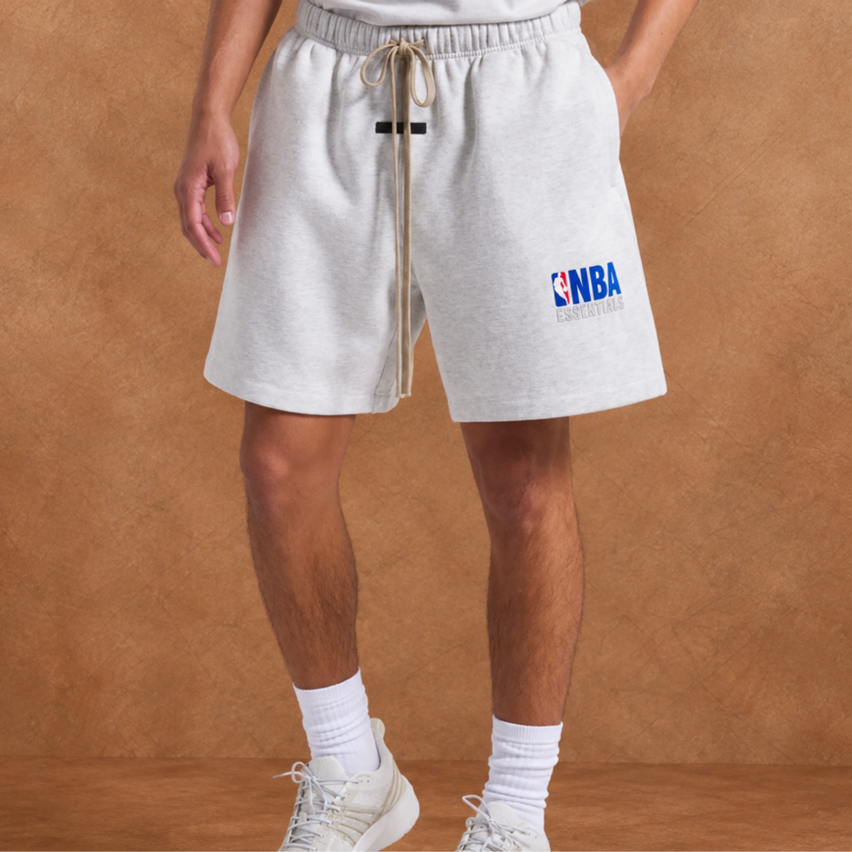 Essentials Shorts NBA (Light Heather) 