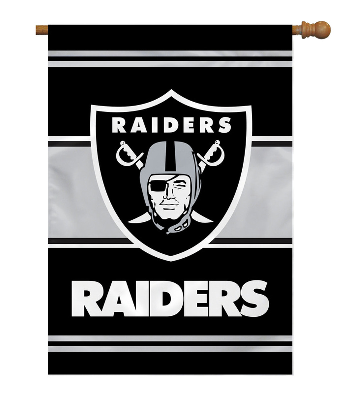 Las Vegas Raiders Bold Vertical House Flag