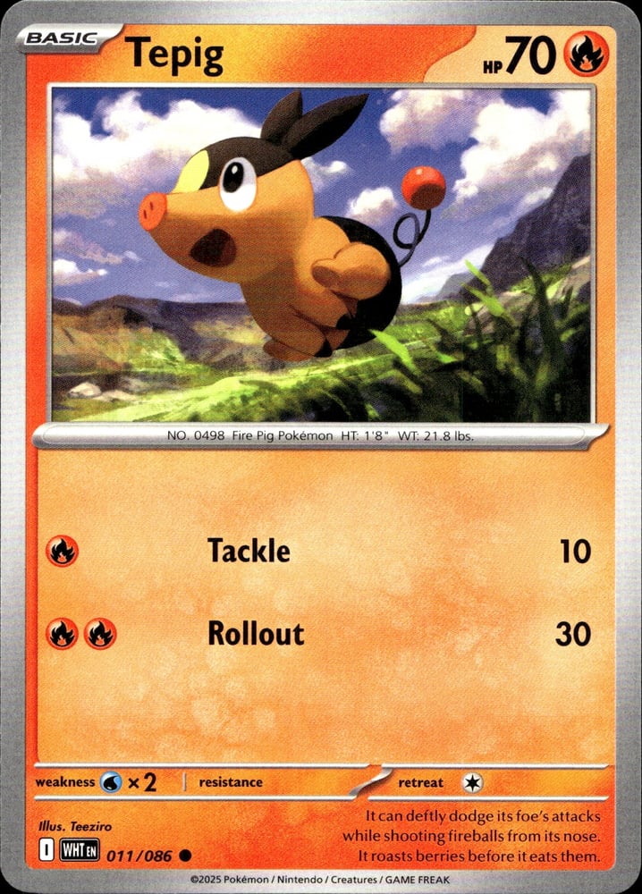 Tepig - SV10.5W 11/86
